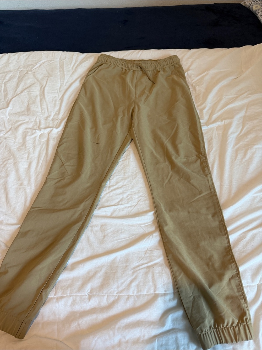 Place Men's Khaki Elastic-Waist Jogger Pants